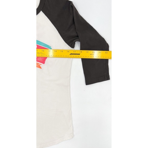 Vintage Junkfood San Antonio Spurs Shirt Womens Small White Basketball Raglan - Picture 6 of 9